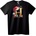 NOONEBRAND Коледна тениска с буква H - XS, Black