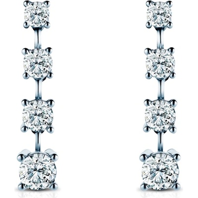 SAVICKI Обеци Eterniàle, сребро, цирконии