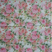 Daisy obrúsky Celoplošné růžičky 33x33cm