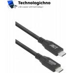 ACT Type C - Type C 240W 2m Black 20Gbps (EWENT-ACT-CAB-AC7422)