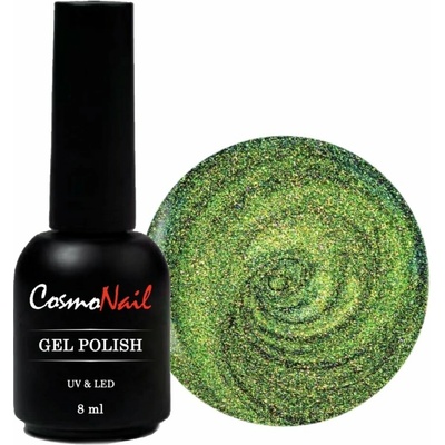 COSMONAIL gel lak VIP 5D Cat 008 Golden Green 8 ml