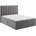 Micadoni Kelp sametová boxspring šedá