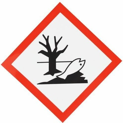 Výstražná CLP tabulka Manutan Expert - Riziko pro životní prostředí, samolepicí, 120 x 120 mm