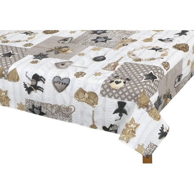 Bellatex ubrus Vánoce V4300/105 vánoční zvoneček 60x60cm