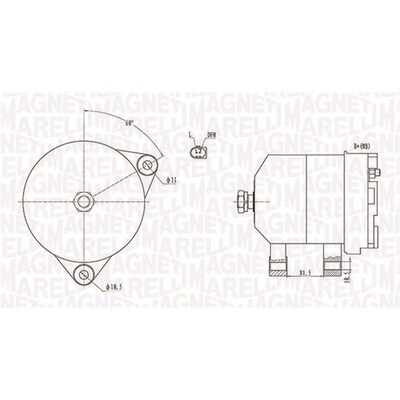 Generátor MAGNETI MARELLI 063731915010