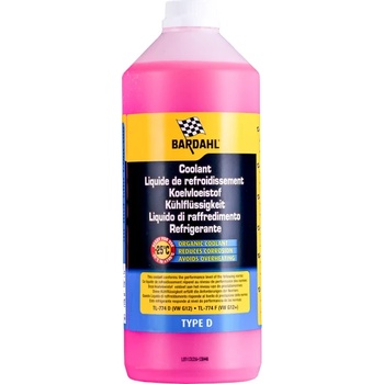 Image 1 of BARDAHL Антифриз тип d - 25°c / готов за употреба / розов 1 литър