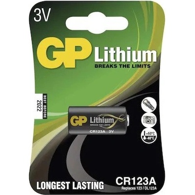 GP Batteries b1501 cr123 литиева фотобатерия 1бр/блистер (gpcr123a-bl1)