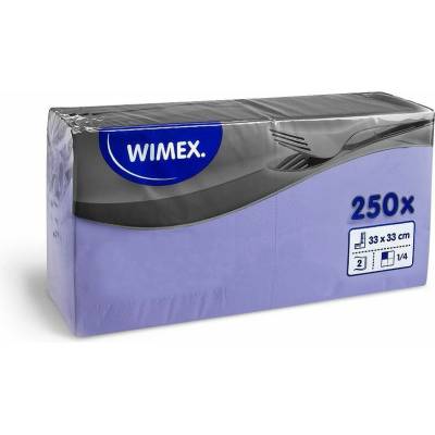 Wimex ubrousky 2V světle fialové 250ks 33x33cm