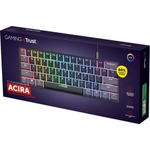 Trust GXT 867 ACIRA 60% Mini Gaming Keyboard 24882