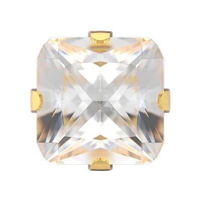 Studex náušnice pre piercing Sensitive Cubic Zirkón S748 zlatá