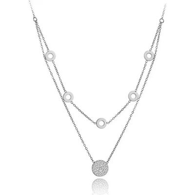 Victoria Filippi Stainless Steel Ocelový náhrdelník NH-N20003-/77 Stříbrná