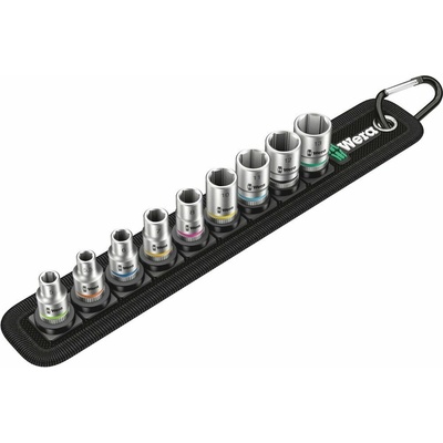 WERA Sada nástrčných kľúčov 1/4" Zyklop, 9 dielna