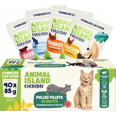 Animal Island mix 4 příchutí 40 x 85 g