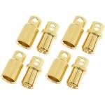 Revtec Позлатен конектор 8.0mm (4 двойки)