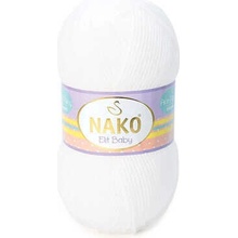 Nako Příze Elit baby 208 bílá