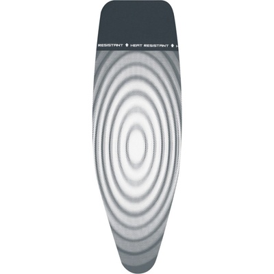 Brabantia Калъф за маса за гладене Brabantia D 1003457, 135x45 см, 8 мм, Топлоустойчива зона за ютия, Тъмносив/Бял (1003457)