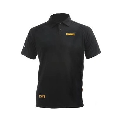 DeWalt ORIGINAL RUTLAND PERFORMANCE pánské polo tričko černé