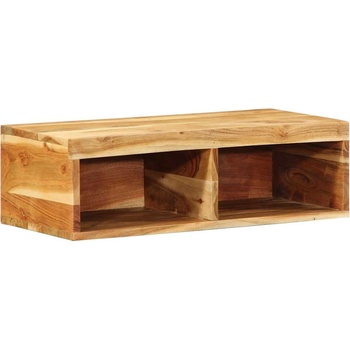 vidaXL Стенен шкаф за телевизор 60x30x19 cm Масивна дървесина Акация (4017475)