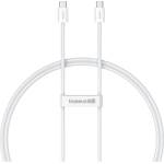 Baseus Кабел за данни Type-C към Type-C, 30W, 1m - Baseus (P10365200211-00) - Moon White