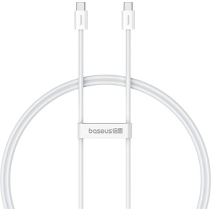 Baseus Кабел за данни Type-C към Type-C, 30W, 1m - Baseus (P10365200211-00) - Moon White