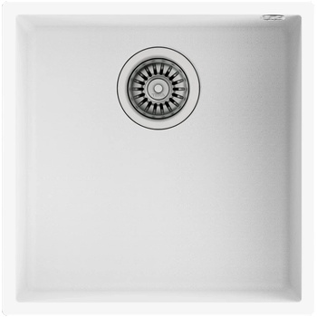 Teka Square 40.40 TG Подплотова гранитна мивка бяла (М.1028.БЯ)