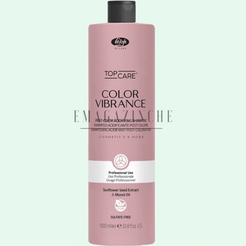 Lisap Professional Milano Lisap Кисел шампоан след боядисване 1000мл. Vibrance Post color Acidifying Shampoo (132505)