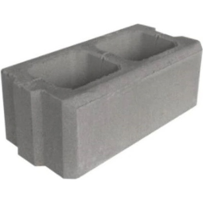 Tvarovka plotová PRESBETON Simple block hladká přírodní HX 1/20/AF – 400 x 200 mm