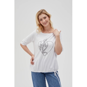 Moodo Дамска бяла тениска Moodo Moodo | Byal | ЖЕНИ | S