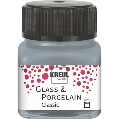 Kreul Barva na sklo a porcelán classic 20 ml STŘÍBRNÁ – Zboží Dáma