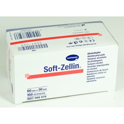 Soft-Zellin-C impreg.s alkoholem Tampon 100 ks