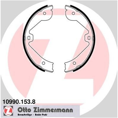 Sada brzd. čeľustí parkov. brzdy ZIMMERMANN 10990.153.8