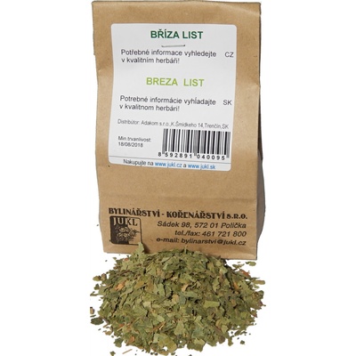 Jukl Bříza list sypaná bylina 50 g