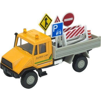 Welly Метално камионче Welly Urban Spirit - С пътни знаци, 1: 34 (1DCTYWE0SP9961006D)