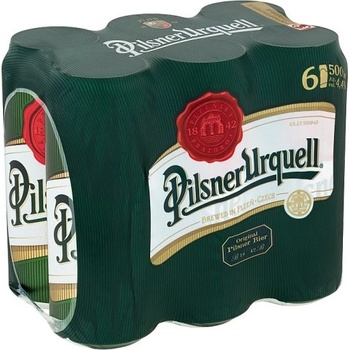 Pilsner Urquell svetlý ležiak 12% 0,5 l (plech)