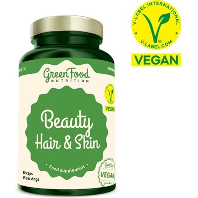 GreenFood Nutrition Beauty Hair & Skin 90 kapslí