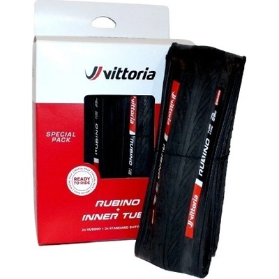 Sada 2ů Rubino V G2.0 700x26C, černá, skládací + , Presta 60mm RVC