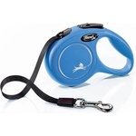 flexi New Classic Tape Blue автоматичен лентов повод за куче - 0.3кг - petstation - 34,23 лв