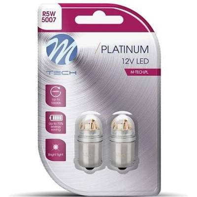 m-tech LB833 R5W 5xSMD2835 CANBUS White крушка к-т (LB833W-02B)