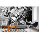 DIMEX ART Самозалепваща се флизелинова фототапета фар на мотоциклет 375 x 250 см