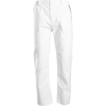Polstar Удобен и функционален бял работен панталон Max (AMSP)