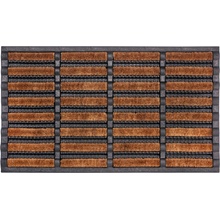 Hanse Home Collection Mix Mats Brushes 105647 Black Cocos 45x75 cm