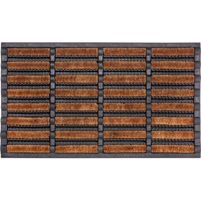 Hanse Home Collection Mix Mats Brushes 105647 Black Cocos 45x75 cm – Zboží Mobilmania