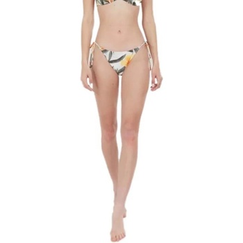 Fundango Innisfil II Tie Side bikini bottom - White (Tropical Green)