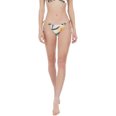 Fundango Innisfil II Tie Side bikini bottom - White (Tropical Green)