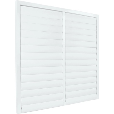 Dalap Kovová so gravitačnými lamelami bez príruby 715x715 mm biela