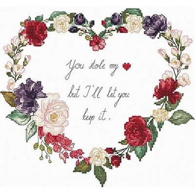 Luca-S Сърце - гоблен със схема b1163