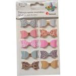 TITANUM 3D paper stickers bows 10pcs