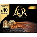 L'Or Espresso Colombia 40 ks kompatibilní s kávovary Nespresso