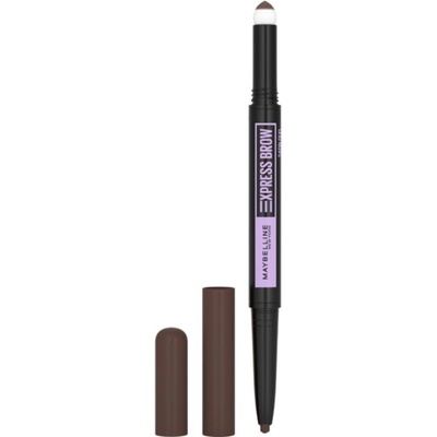 Maybelline Express Brow Satin Duo 04 Dark Brown tužka a pudr na obočí 9 g