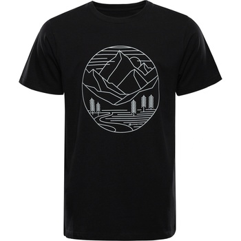 ALPINE PRO Мъжка памучна тениска ALPINE PRO MOROL черен вариант pc ALPINE PRO | Cheren | МЪЖЕ | S